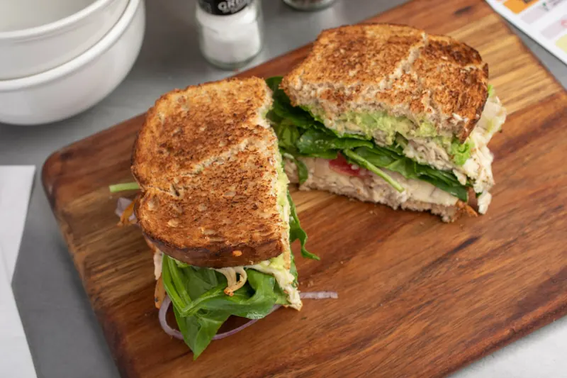 Chicken Cobb sandwich from PV Deli